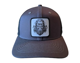 Sasquatch Big Foot Mesh Snapback Cap for Outdoor Enthusiasts