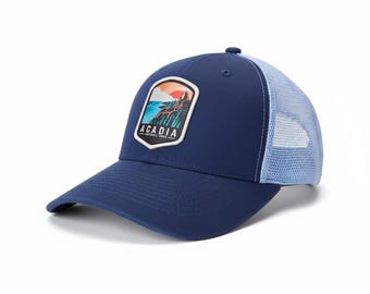 Acadia National Park Hiking Cap | Outdoor Adventure Trucker Hat for Nature Enthusiasts & Explorers