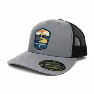 Hawaii Volcanoes National Park Hat - Big Island Gift - Lava Flow Trucker Hat - Kilauea Snapback - Tropical Hiking Cap - Outdoor Nature Patch