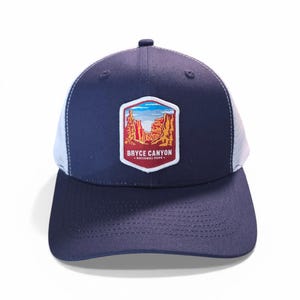 Bryce Canyon National Park Hat - Utah Hiking Gift - Hoodoos Trucker Hat - Red Rock Snapback - Outdoor Adventure Nature Patch Cap