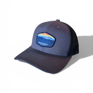 Cappello con toppa Smoky Mountains - Cappellino da camionista con disegno ricamato