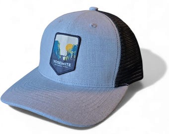 Yosemite National Park Trucker Hat – Woven Patch Snapback Cap