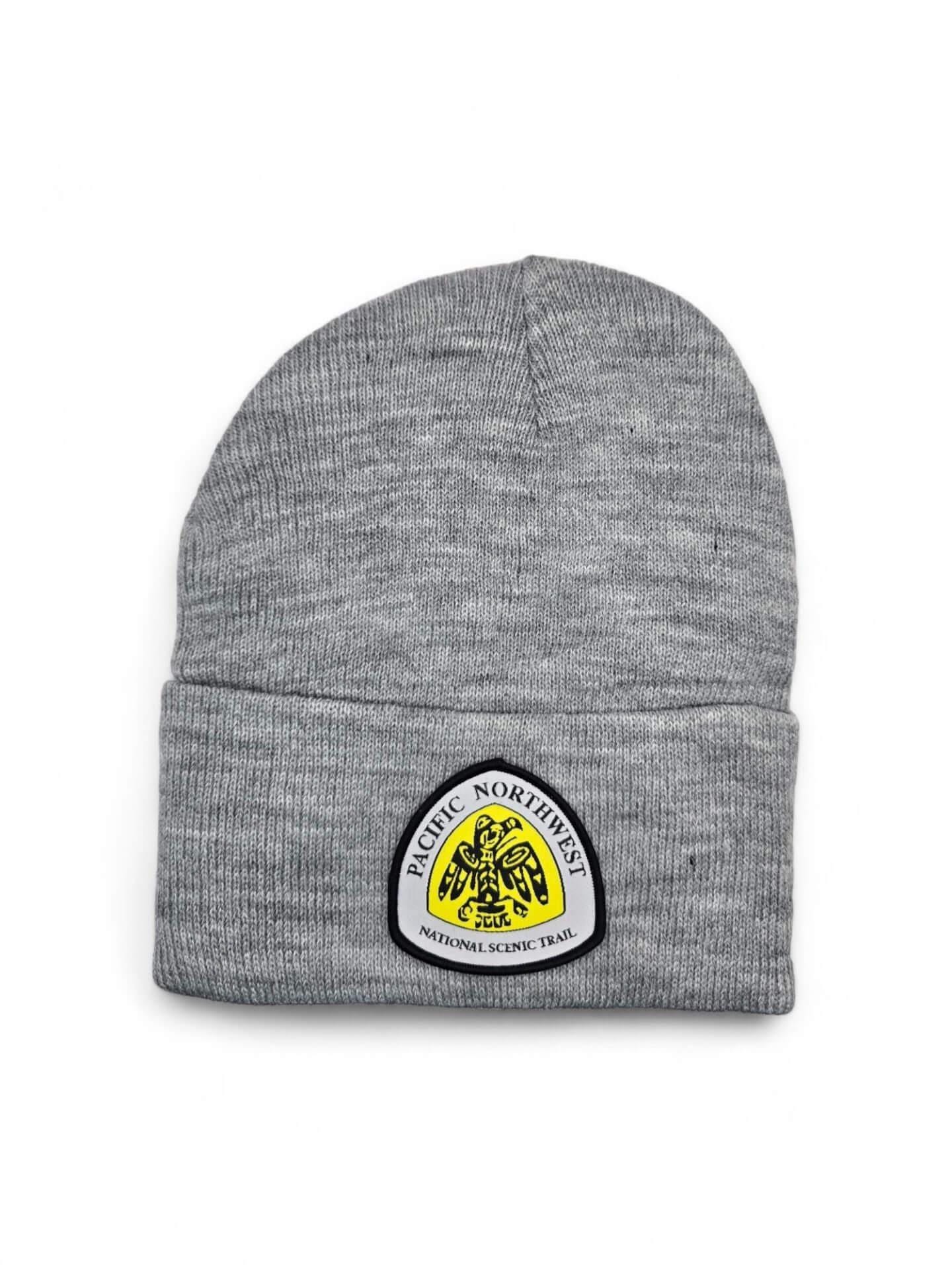 Parks Project Hat Beanie PNW Pacific Northwest Trail Beanie Fall Autumn Winter Pacific Crest Trail Beanie – Knit National Scenic Patch  main image 3