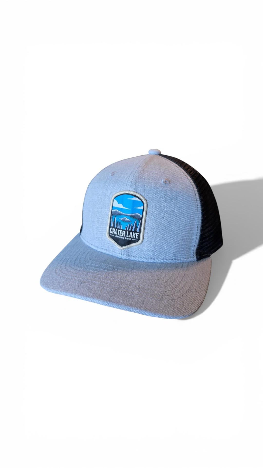 Crater Lake National Park Trucker Hat - Wizard Island Patch  display picture 2
