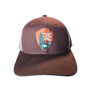 National Park Service Hat - Mesh Back Snapback Cap -  NPS Woven Patch