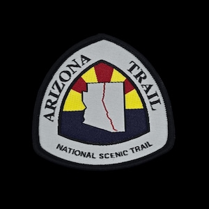 Geweven patch Arizona National Scenic Trail - wandelsouvenir voor backpackers en buitenliefhebbers