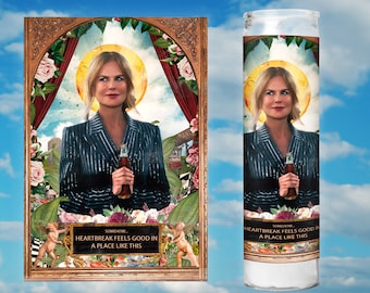 Nicole Kidman x AMC Movie Theater Saint Prayer Votive Candle - Parody digital Art