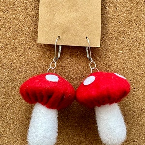Mushroom Earrings