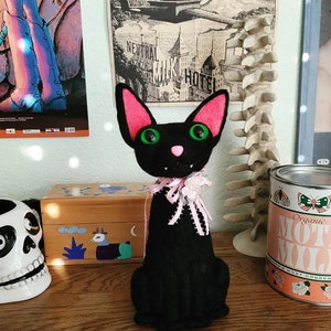 Funky Cat ‐ Needlefelt