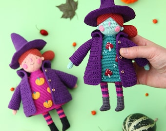 Crochet Pattern - Xenia the Endearing Witch (PDF file)