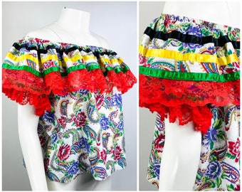 mexican ruffle shirt