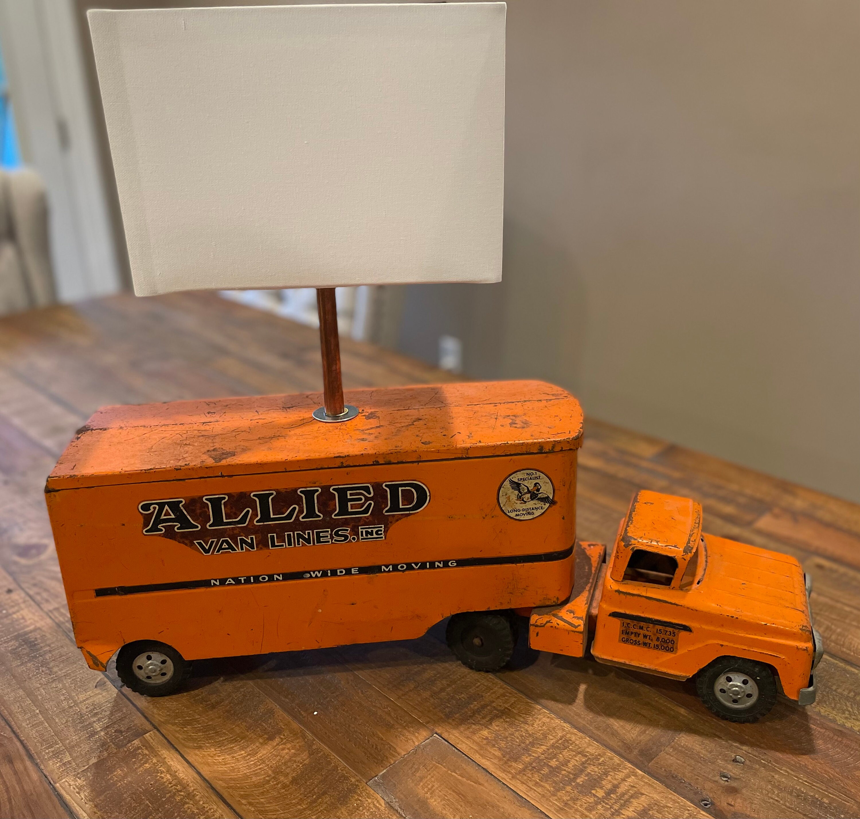 Vintage Truck Lamp Etsy