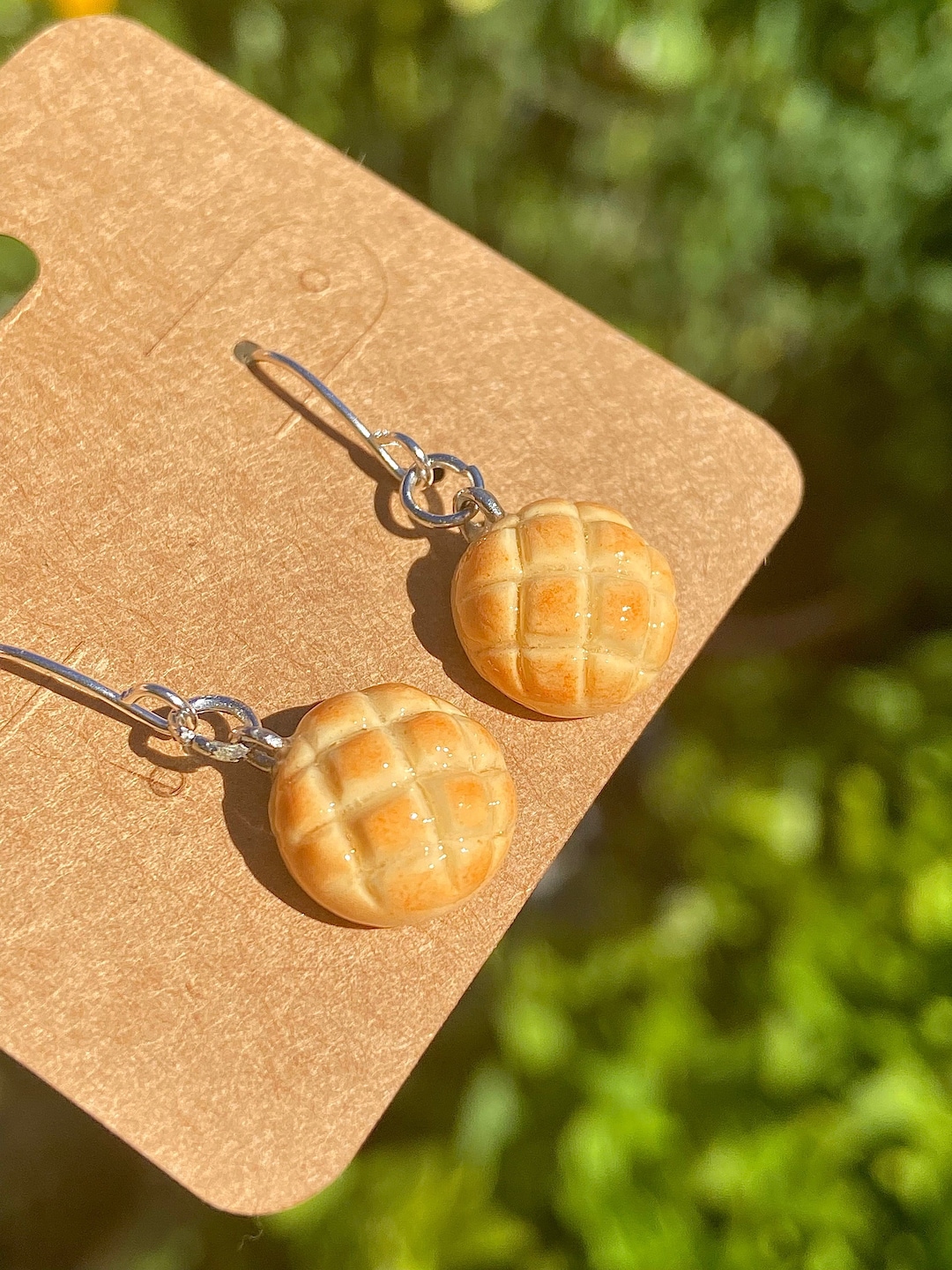 Bread Bun Earrings Pineapple Bun Earrings Bread Earrings Etsy