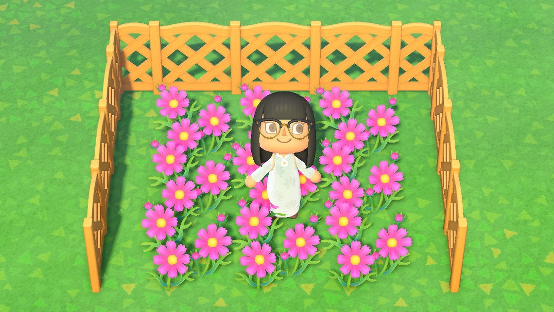 PINK COSMOS Animal Crossing New Horizons ACNH Hybrid Flower Etsy