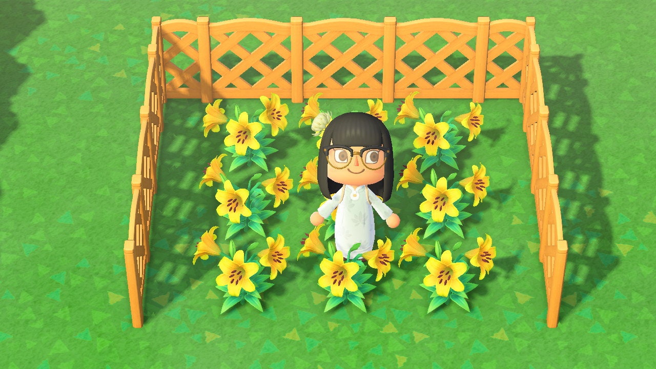 10 Yellow Lily Animal Crossing New Horizons ACNH Full Etsy