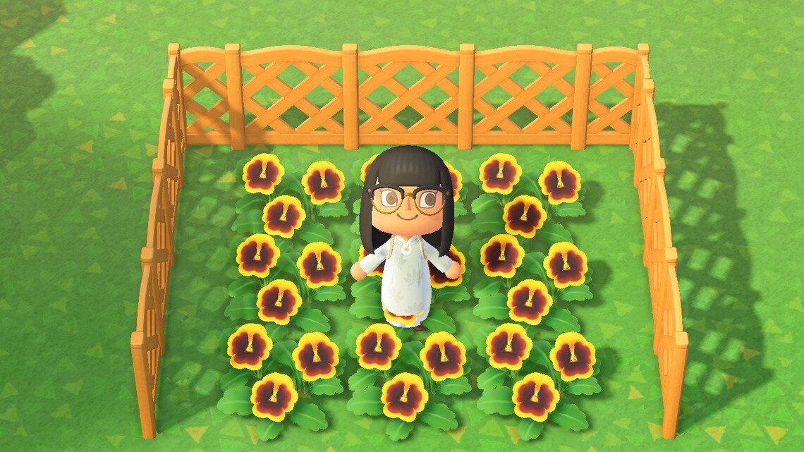 10 Yellow Pansies Animal Crossing New Horizons ACNH Full Etsy