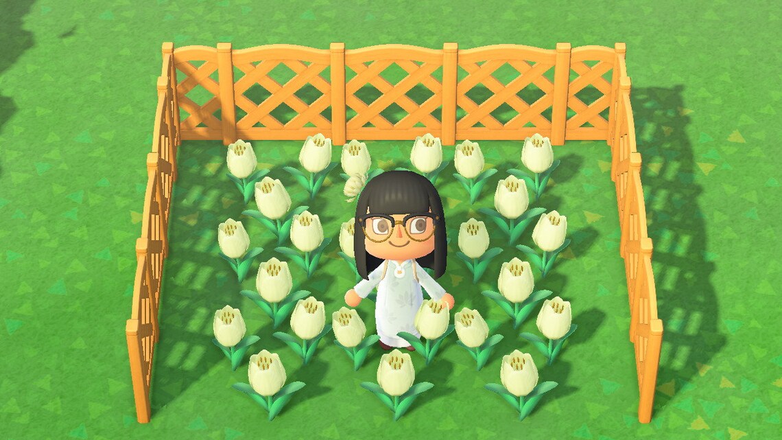 10 White Tulips Animal Crossing New Horizons ACNH Full Etsy