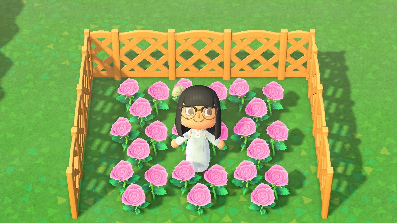 PINK ROSES Animal Crossing New Horizons ACNH Hybrid Flower Etsy