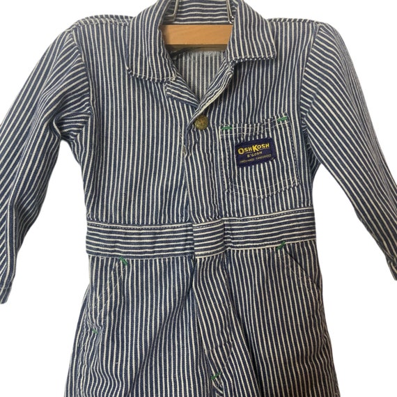 RARE Vintage 40’s/50’s OshKosh B’Gosh Hickory Str… - image 5