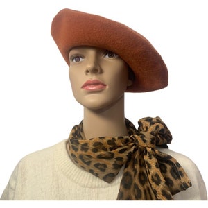 Vintage 100% Wool LordsBeret Made In South Africa French Fashion Hat Beret
