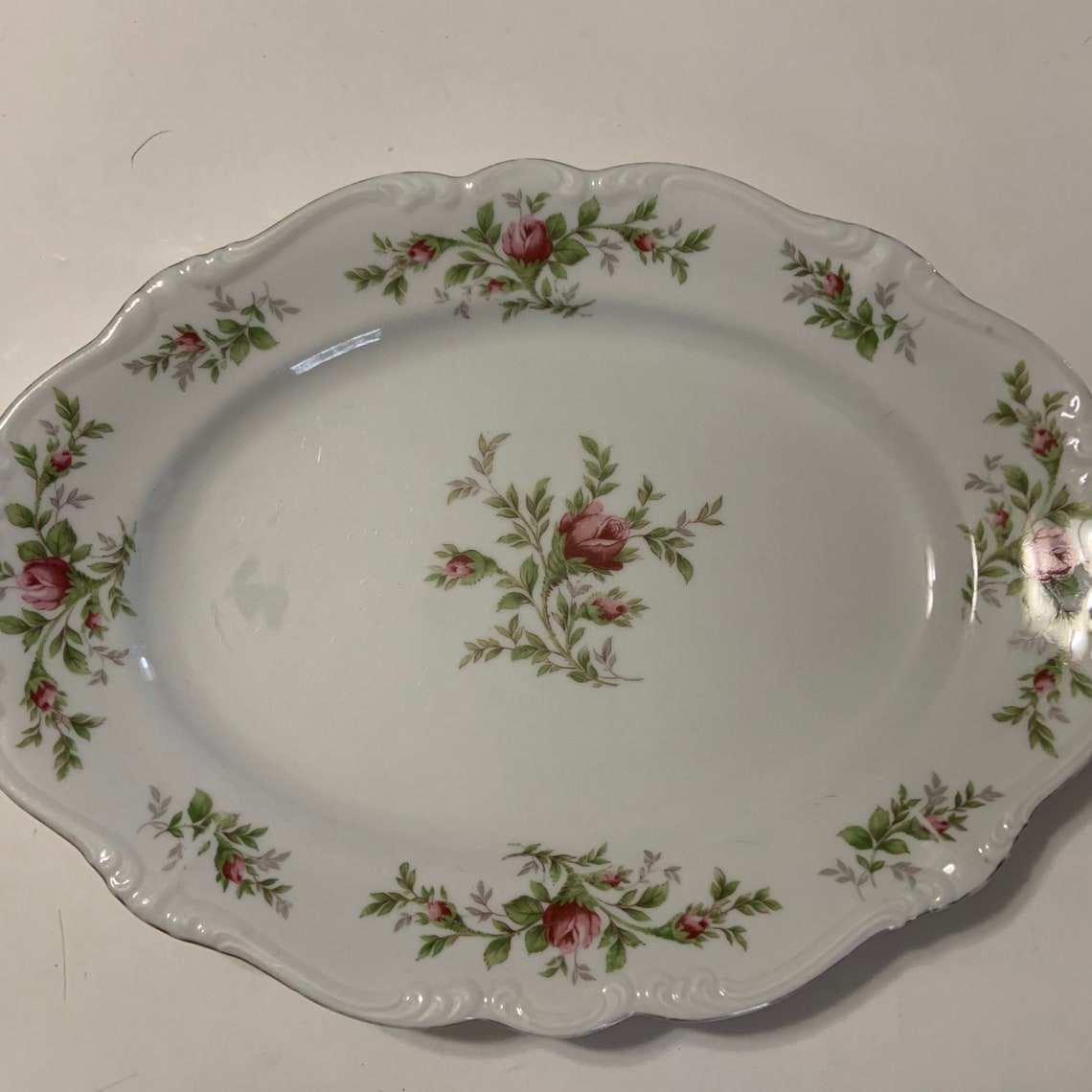 Vintage Johann Haviland Bavaria Germany Moss Rose Pattern Etsy