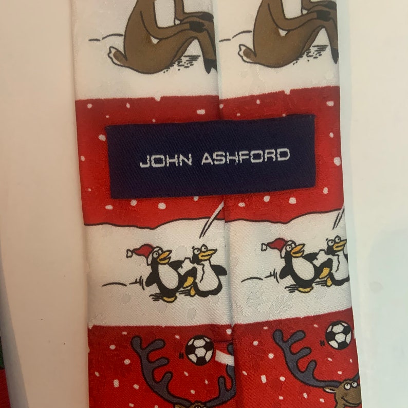 Vintage Christmas Ties John Ashford Cape Coti Neckwear