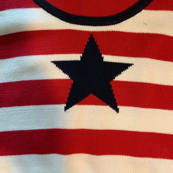 Vintage 1990’s Tommy Hilfiger Flag 4th Of July Sl… - image 4