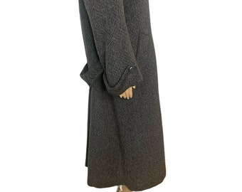 Vintage 60's Central Park Balmacaan Style Wool Mohair Lama