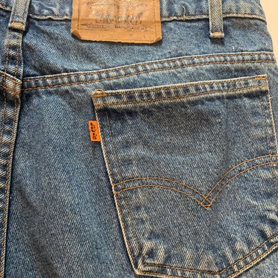 Rare Vintage Levi’s 517 1970’s 100% Cotton Blue D… - image 9