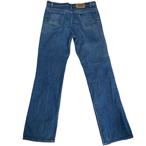 Rare Vintage Levi’s 517 1970’s 100% Cotton Blue Denim Jeans Straight Legs