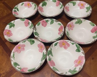 フランシスコ会のデザートローズ三日月皿4枚セット、フランシスコ会の