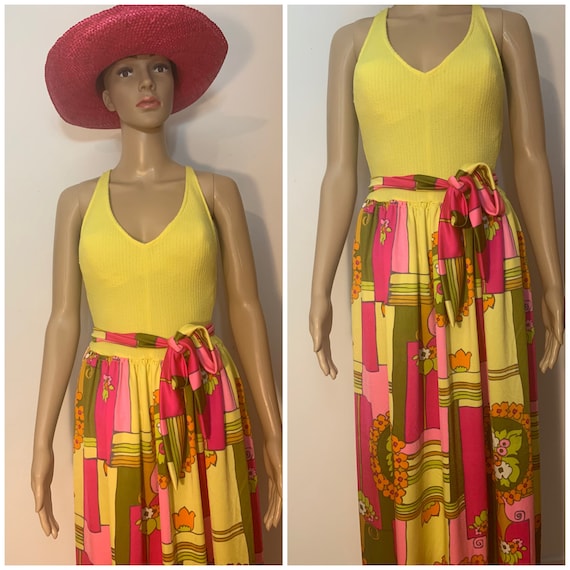 Vintage 1970’s Cole Of California Flower Power Psy