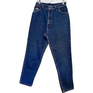 Vintage 2000 Women’s Wrangler High Waisted Blue Denim 100% Cotton Straight Leg Jeans Western High Rise Mom Jeans