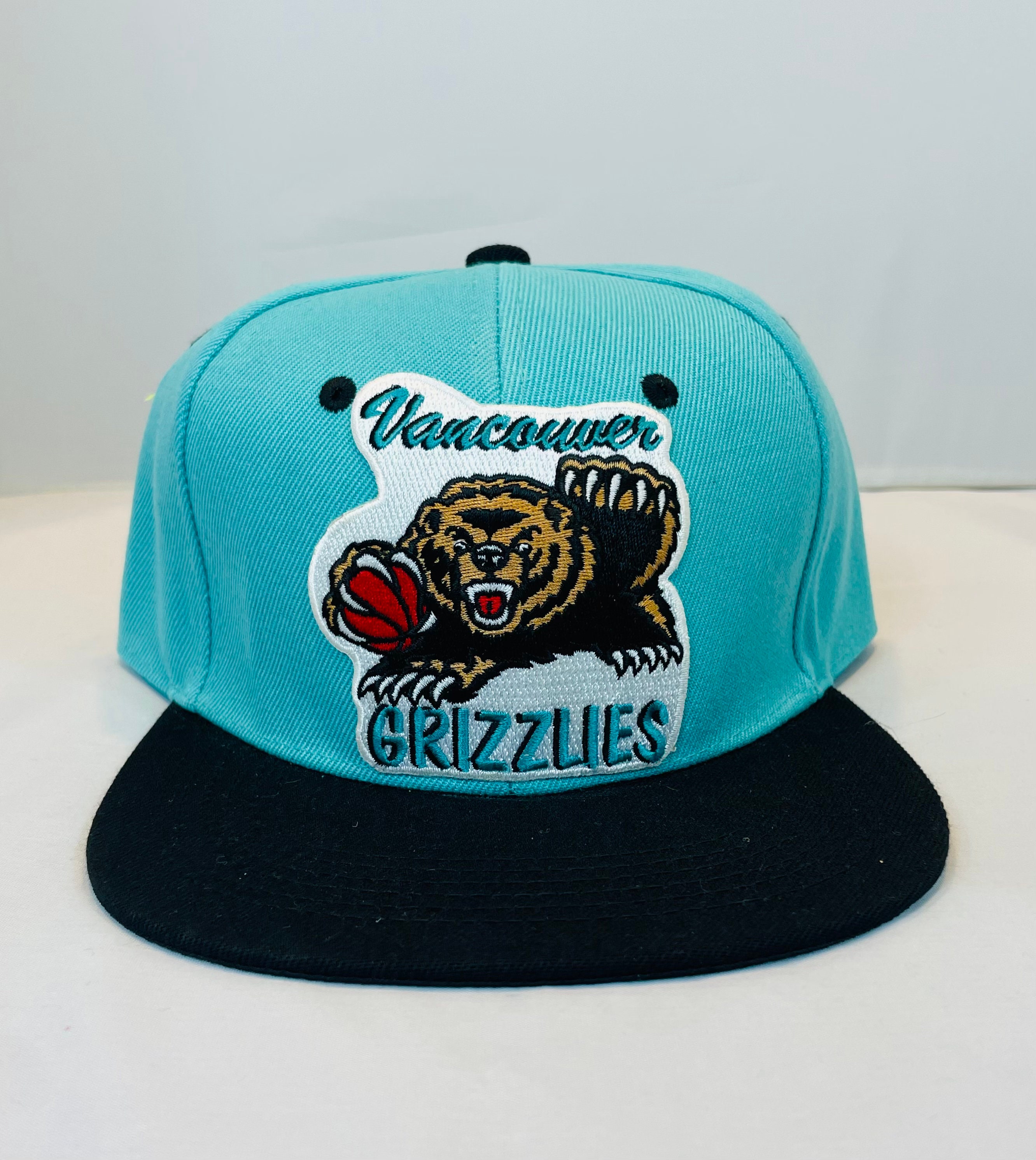 Mitchell & Ness Memphis Grizzlies New Retro Claw Black Red Era Snapback Hat  Cap