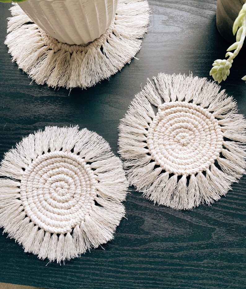Macrame Coasters