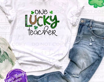 One Lucky Teacher Shirt | St. Patrick's Day Shirt