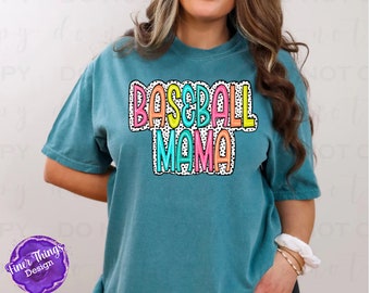 Baseball Mama Dalmatian Dots Shirt | Title Dalmatian Dots T-Shirt