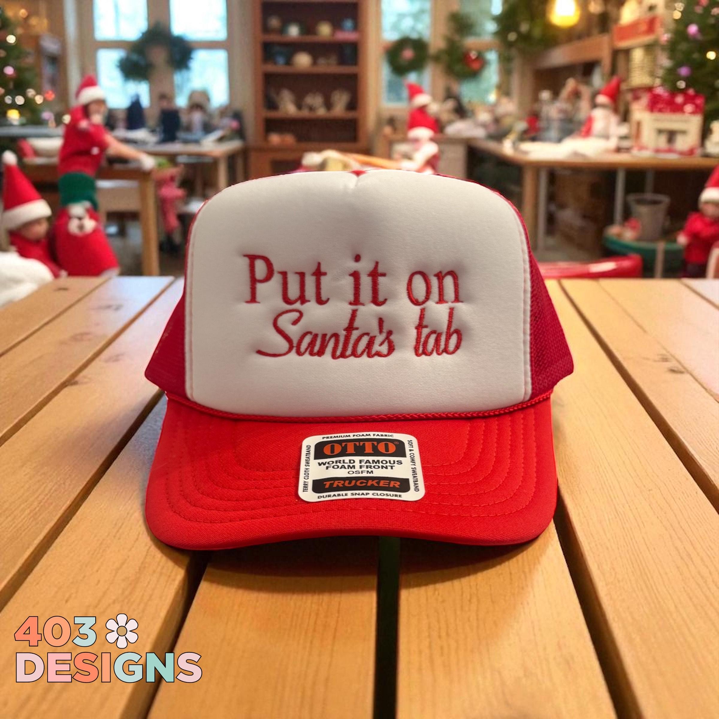 Embroidered Otto Foam Hat | Put It on Santa display picture 1