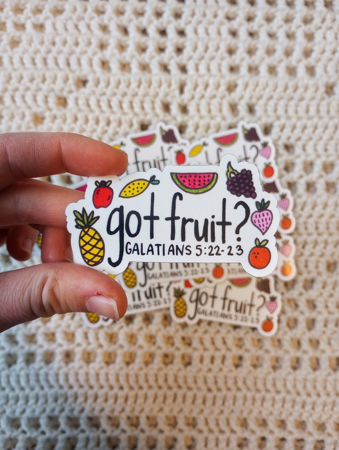 Got Fruit Fruits of the Spirit Magnet, Christian Encouraging Magnet ...