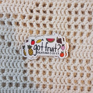 Got Fruit Fruits of the Spirit Magnet, Christian Encouraging Magnet ...