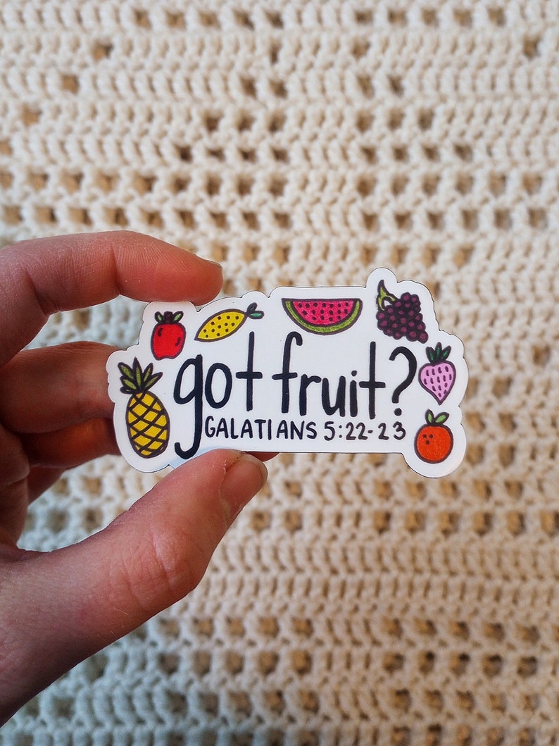 Got Fruit Fruits of the Spirit Magnet, Christian Encouraging Magnet ...