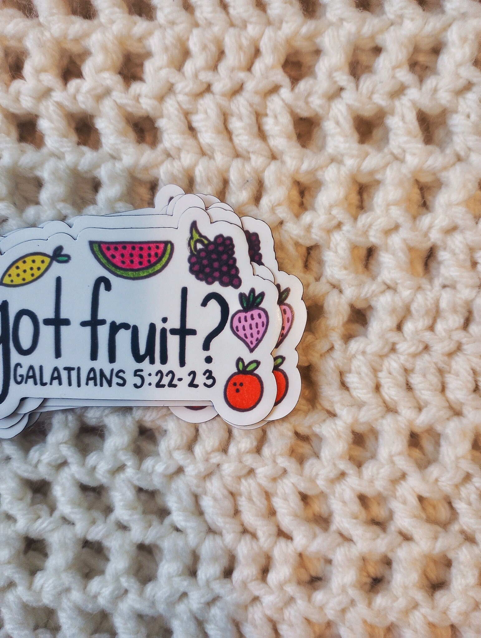 Got Fruit Fruits of the Spirit Magnet, Christian Encouraging Magnet ...