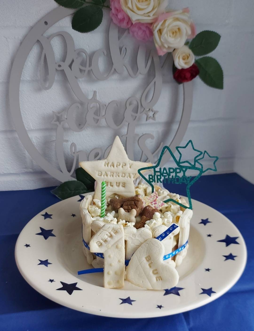 personalised dog cake