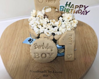 Dog birthday cake any name personalised gotcha day / rescue day celebration