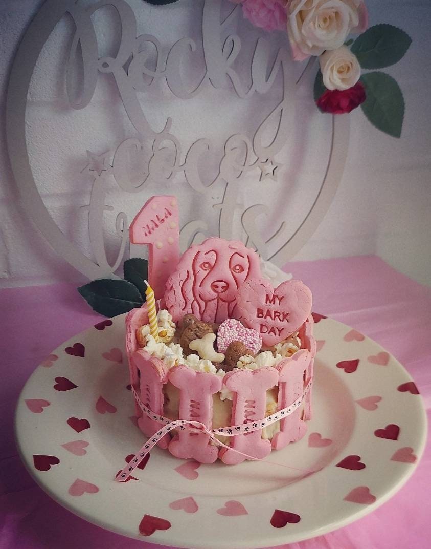 personalised dog cake