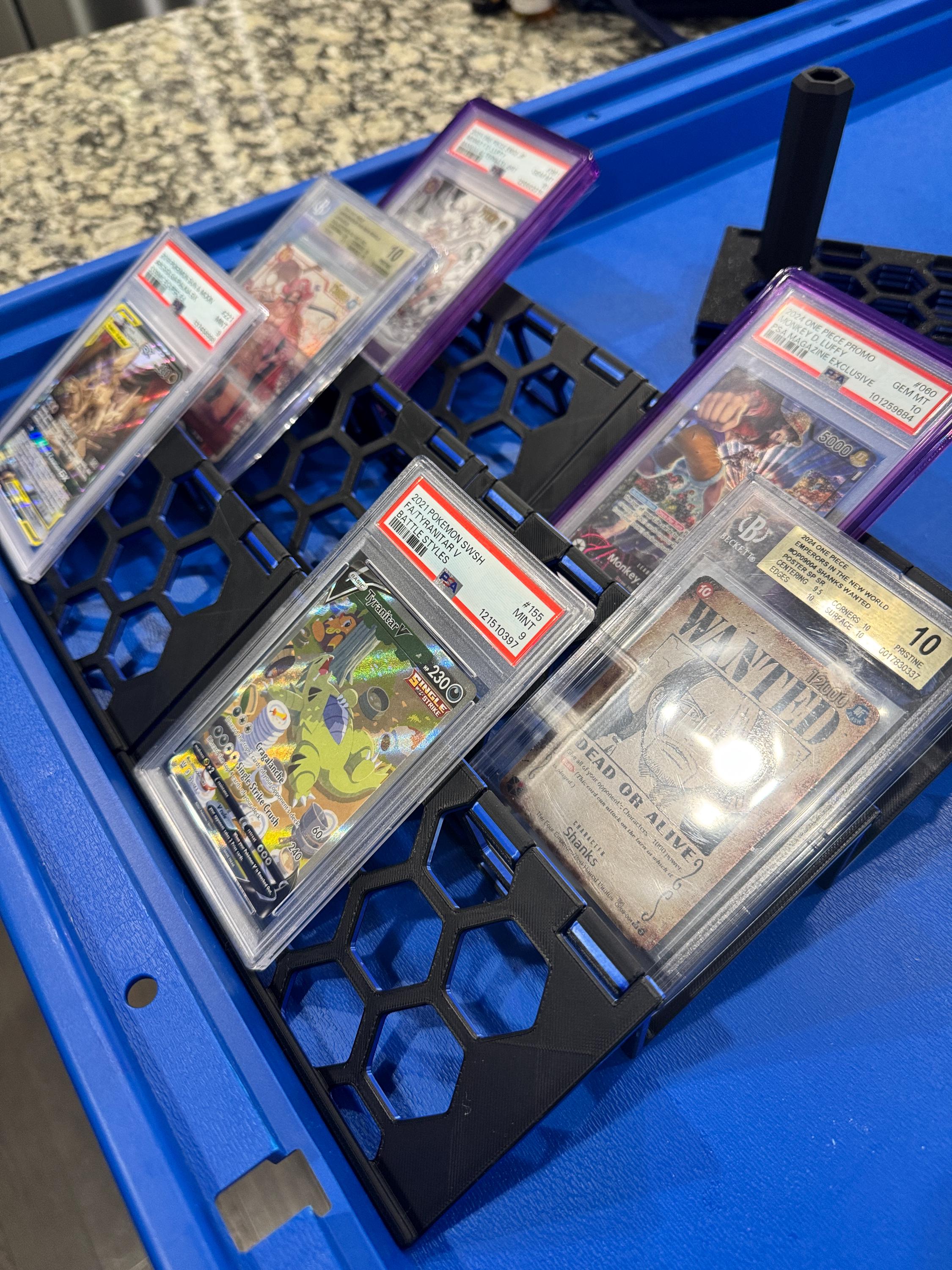 Card Risers Alternative Card Risers for Display Cases - TCG Trading Card Holders Angled ...