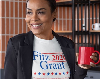 Fitz Grant, Olivia Pope, Voter shirt, Vote 2020, funny election shirt, US election shirt, Vote blue, Anti-Trump shirt, Election 2020