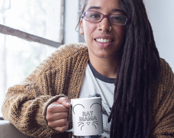 Rat Mama Mug Rat Dad Rat Mom Rat Lover Gift Rat Mug Rat Owner Cute Rat Rat Mom Gift Rat Cup Rat Coffee Mug Rat Parent Pet Rat Gift Rat Love