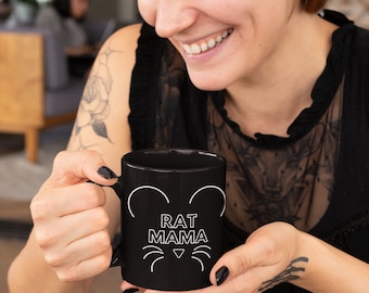 Rat Mama Mug Rat Dad Rat Mom Rat Lover Gift Rat Mug Rat Owner Cute Rat Rat Mom Gift Rat Cup Rat Coffee Mug Rat Parent Pet Rat Gift Rat Love