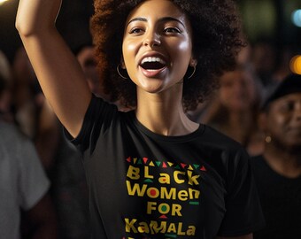 Mujeres negras Harris Walz Elección 2024 Kamala Voto demócrata DNC Proyecto republicano 2025 Vicepresidente California Minnesota Trump RNC FDT